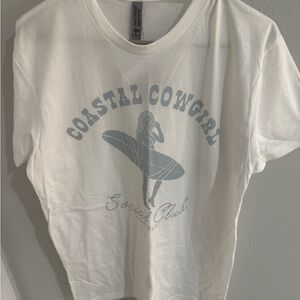 Next Level Apparel Coastal Cowgirl Tee - White
